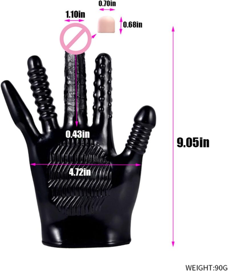 HighFive Finger Vibrating Sex Gloves SinfulX premium sex toys 6287935