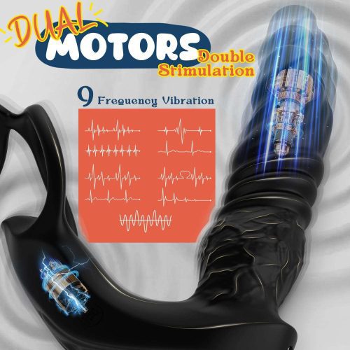 RhythmPro Thrusting Vibrator Cock Ring SinfulX premium sex toys 6288239