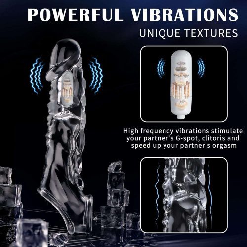 SavageTide Vibrating Penis Sleeve Extender SinfulX premium sex toys 5923037